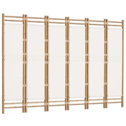 Paravan de camera VidaXL 350626 (Cream/Natural) Thumb