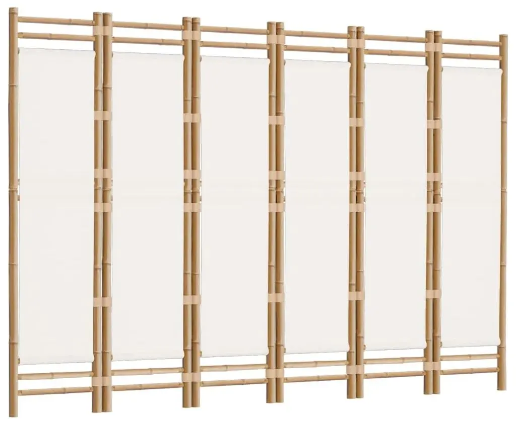 Paravan de camera VidaXL 350626 (Cream/Natural)