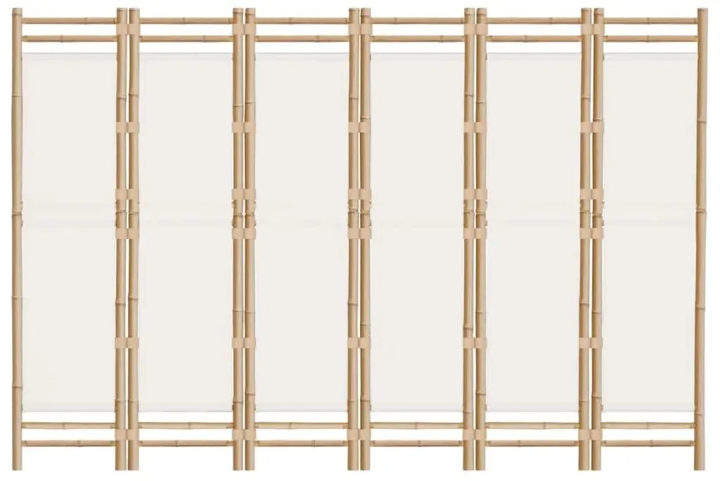 Paravan de camera VidaXL 350626 (Cream/Natural)