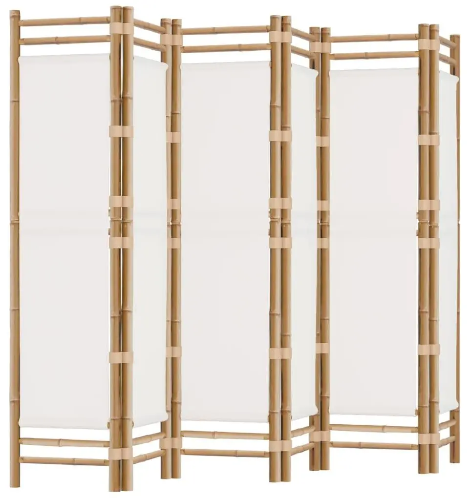 Paravan de camera VidaXL 350626 (Cream/Natural)