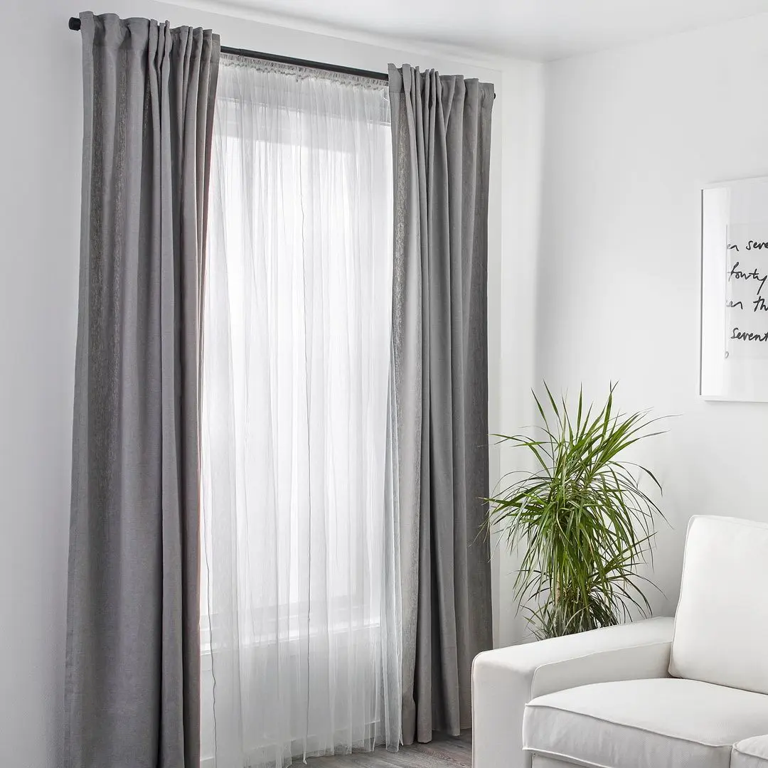 Гардины Ikea Lill 280x300 (Белый) - 3