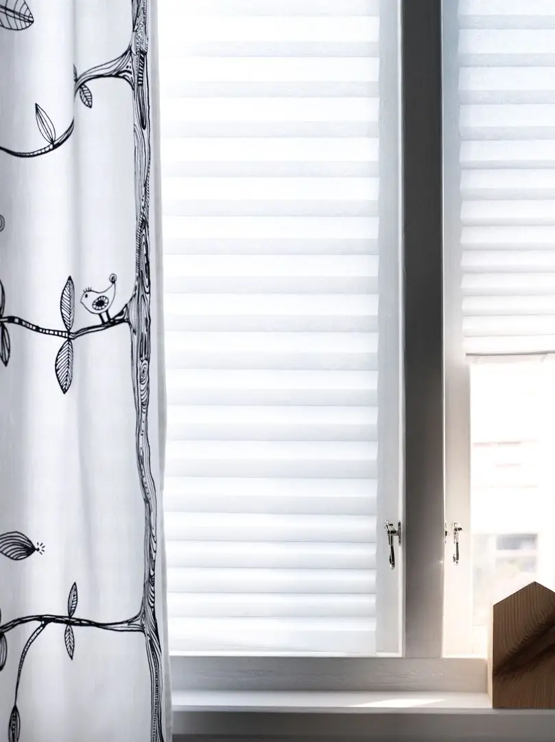 Штора плиссе Ikea Schottis 90x190 (Белый)