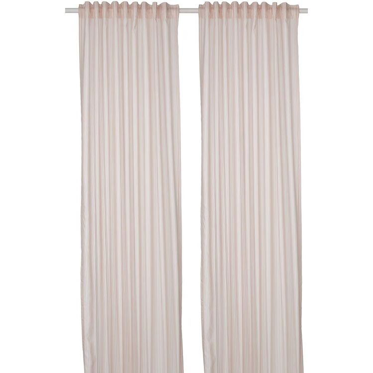 Draperii Ikea Bymott 120x250 (Alb/Bej)