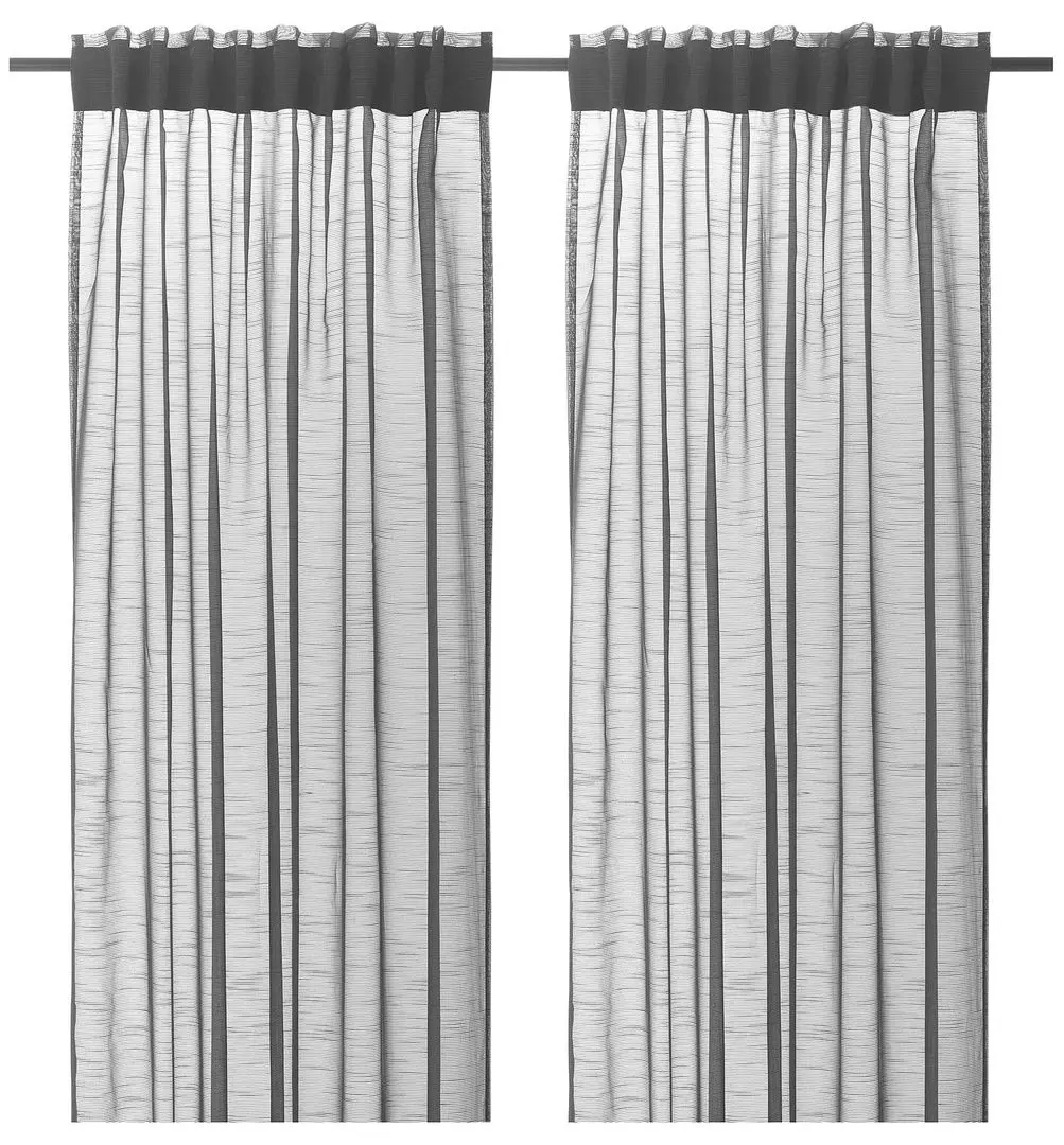 Perdele Ikea Gjertrud 145x300 (Gri Inchis)