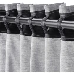 Шторы Ikea Hannalill 145x300 (Тёмно-синий) Thumb