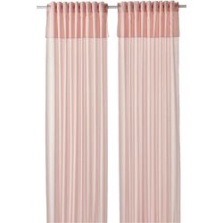 Draperii Ikea Moalisa 145x250 (Roz pal/Roz)