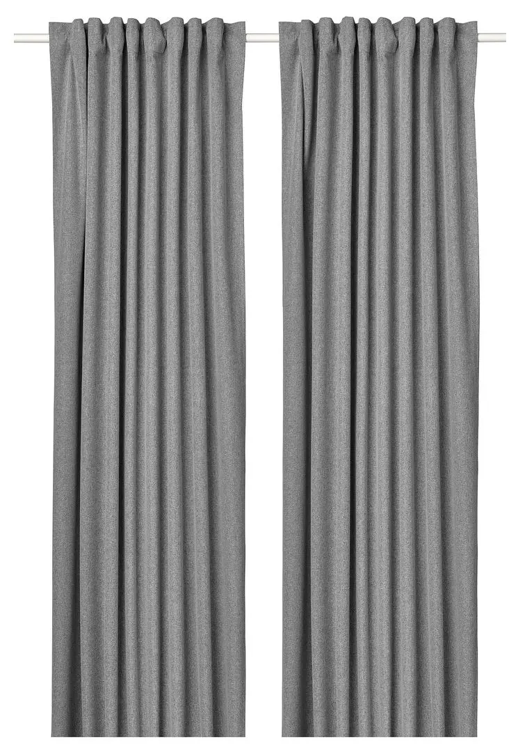 Draperii Ikea Rosenmandel 135x300 (Gri)