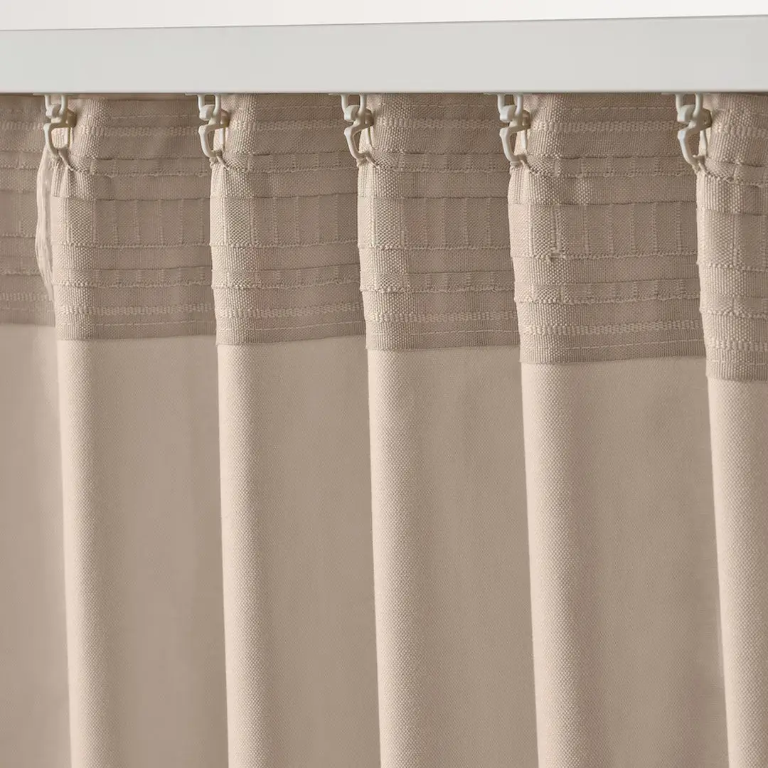 Шторы Ikea Sanela 140x250 (Светло-Бежевый) - 2