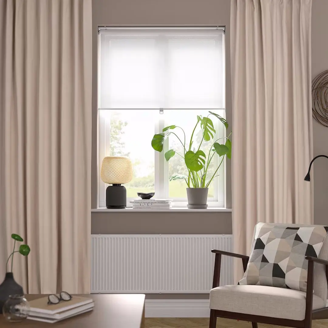 Шторы Ikea Sanela 140x250 (Светло-Бежевый) - 8