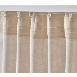 Шторы Ikea Trystavmal 145x250 (Бежевый/Белый) Thumb