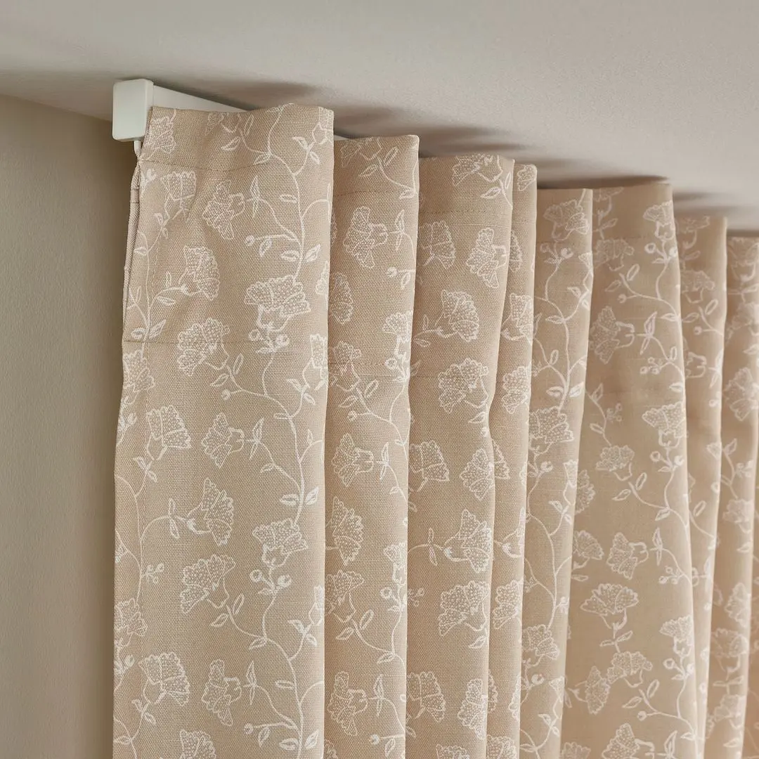 Шторы Ikea Trystavmal 145x250 (Бежевый/Белый)