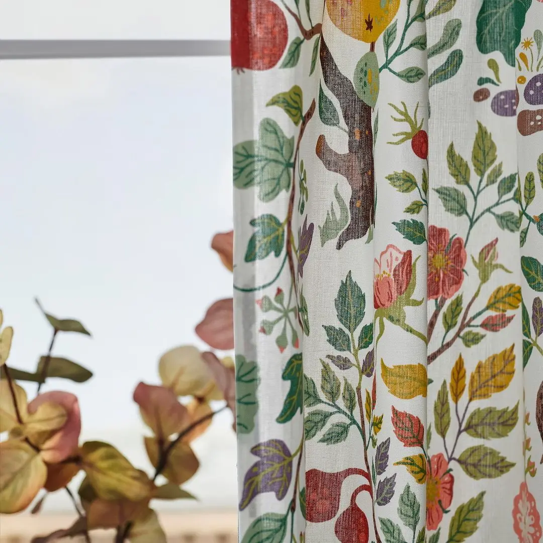 Draperii Ikea Vildpersilja 145x250 (Multicolor)