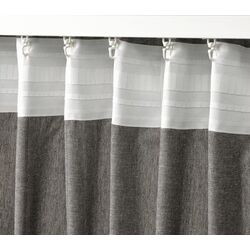 Draperii cu cordon Ikea Lenda 140x250 (Gri inchis) Thumb