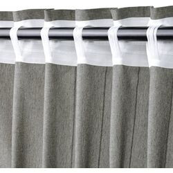 Draperii cu cordon Ikea Lenda 140x250 (Gri inchis) Thumb