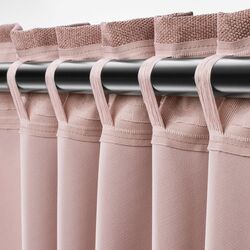 Шторы затемняющие Ikea Annakajsa 145x300 (Розовый) Thumb