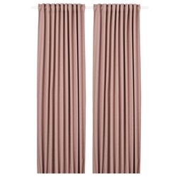 Шторы затемняющие Ikea Annakajsa 145x300 (Розовый)