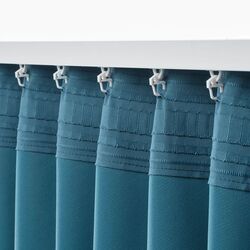 Шторы затемняющие Ikea Annakajsa 145x300 (Синий) Thumb