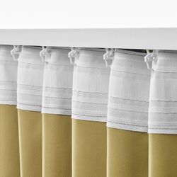 Шторы затемняющие Ikea Blabarsmott 145x300 (Зеленый) Thumb