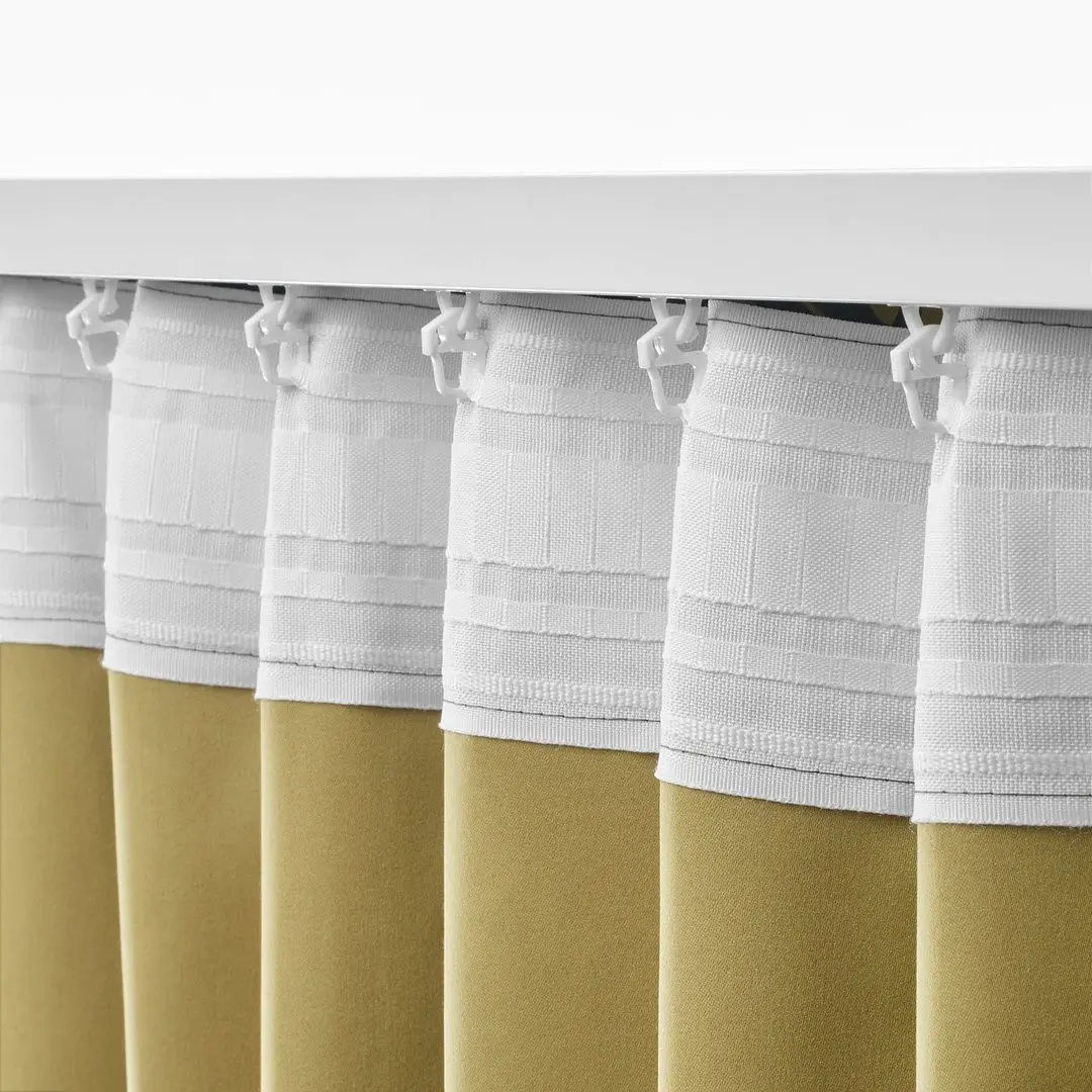 Шторы затемняющие Ikea Blabarsmott 145x300 (Зеленый) - 2