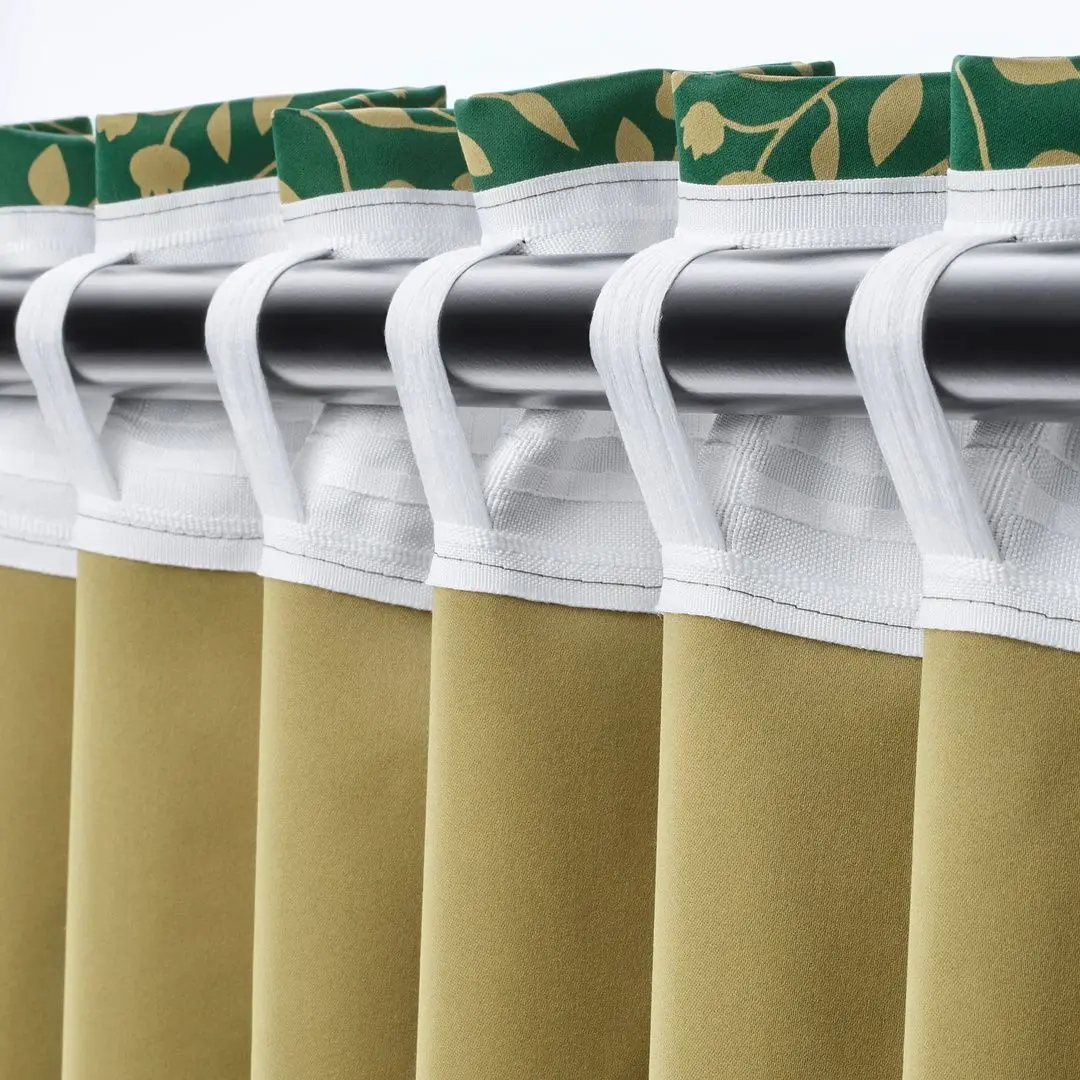 Шторы затемняющие Ikea Blabarsmott 145x300 (Зеленый) - 3