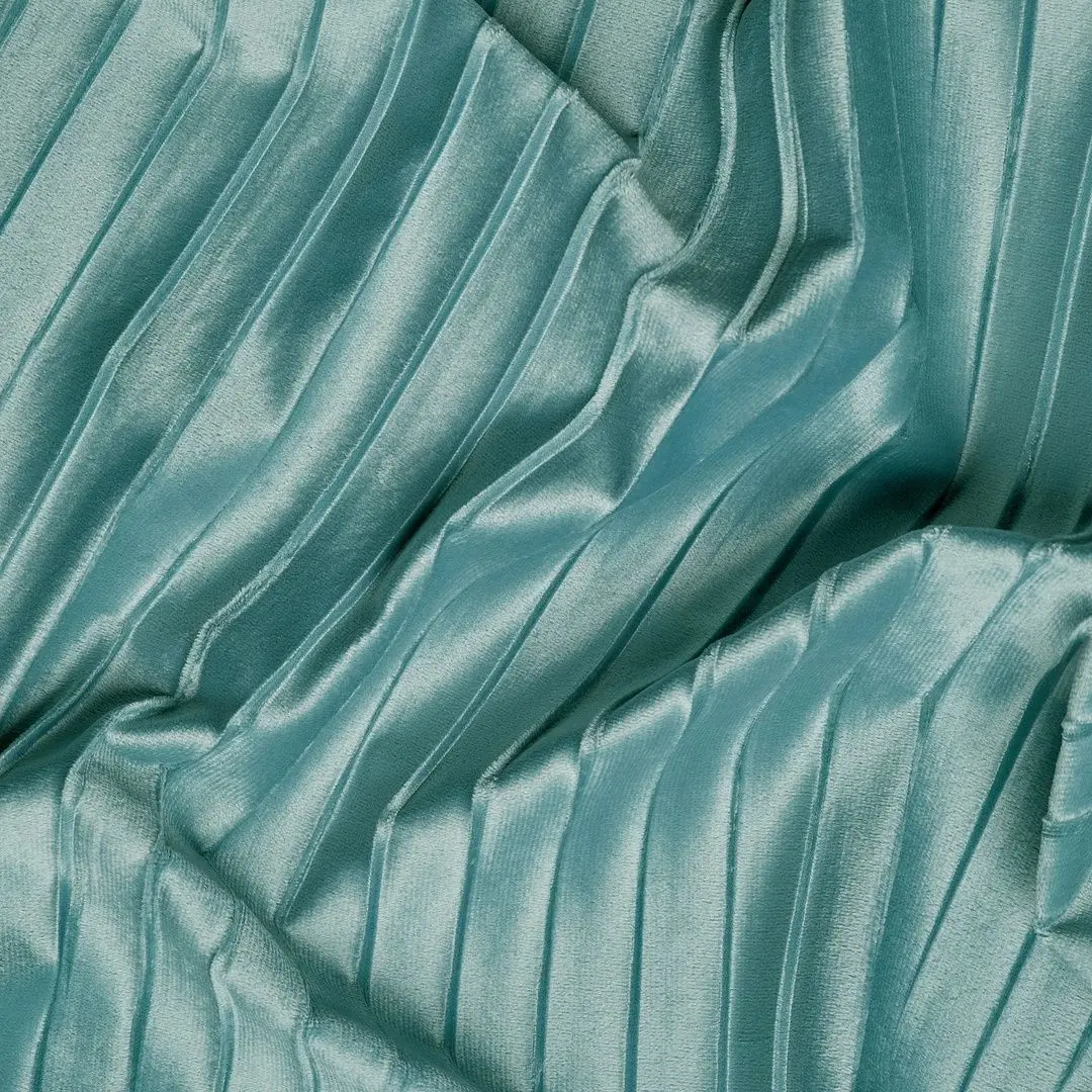 Шторы затемняющие Ikea Eldtorn 145x300 (Серо-бирюзовый) - 4