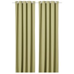 Шторы затемняющие Ikea Hilleborg 145x300 (Светло-зеленый)