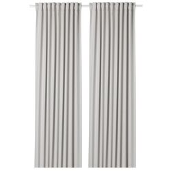Шторы затемняющие Ikea Majgull 145x300 (Серый)