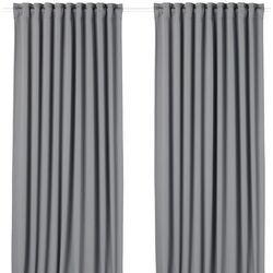 Draperii semiopace Ikea Majgull 145x300 (Gri)
