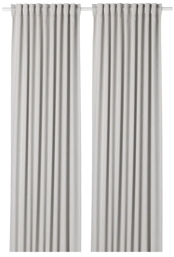 Шторы затемняющие Ikea Majgull 145x300 (Серый)