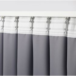 Шторы затемняющие Ikea Pialotta 145x300 (Светло-бежевый/Цветы) Thumb