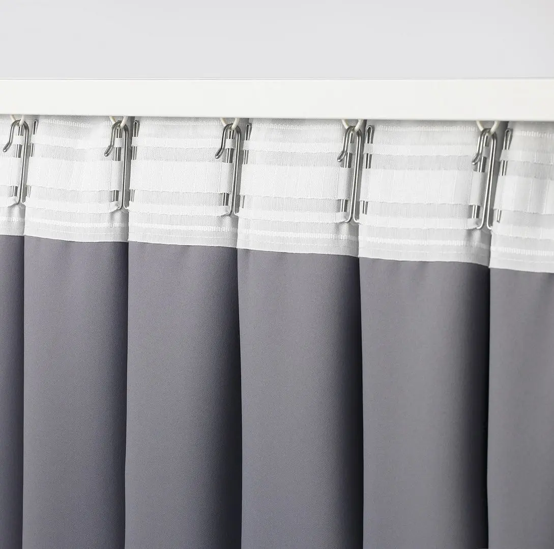 Шторы затемняющие Ikea Pialotta 145x300 (Светло-бежевый/Цветы) - 2