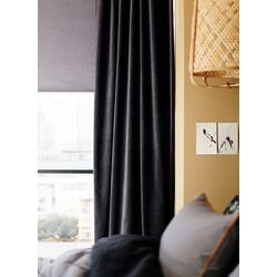 Шторы затемняющие Ikea Sanela 140x300 (Темно-серый) Thumb