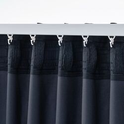 Шторы затемняющие Ikea Sanela 140x300 (Темно-синий) Thumb