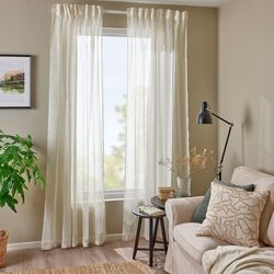 Perdele Ikea Hallebracka 145x250 (Alb) Thumb