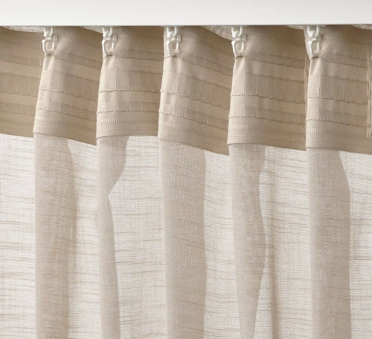 Perdele Ikea Hallebracka 145x250 (Bej deschis)