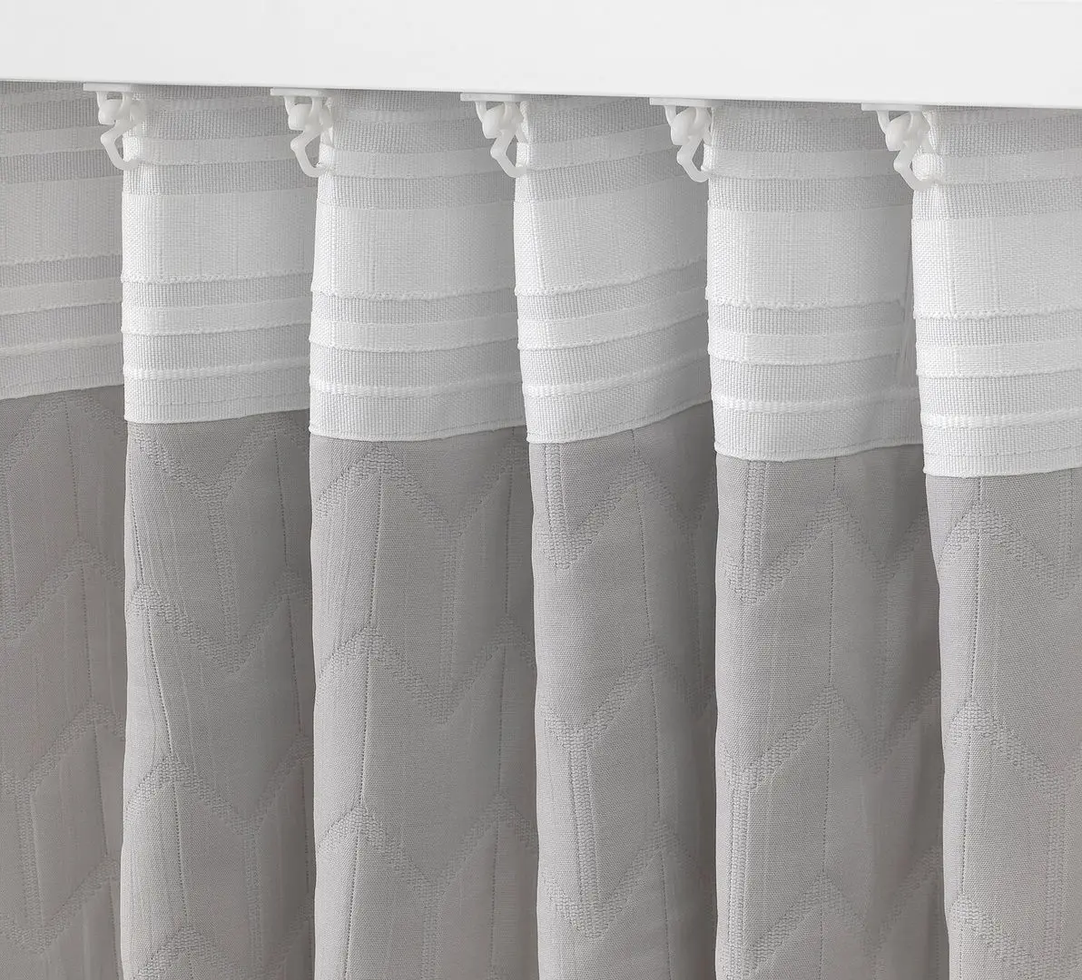 Draperie opacă Ikea Ryssbraken 140x250 (Gri deschis)