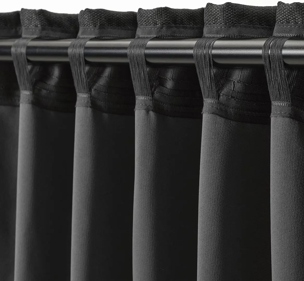Draperii semiopace Ikea Annakajsa 145x250 (Antracit)
