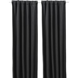Draperii semiopace Ikea Annakajsa 145x250 (Antracit)