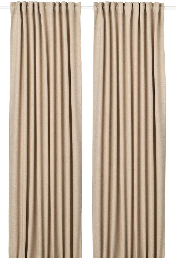 Затемняющие шторы Ikea Annakajsa 145x250 (Бежевый)