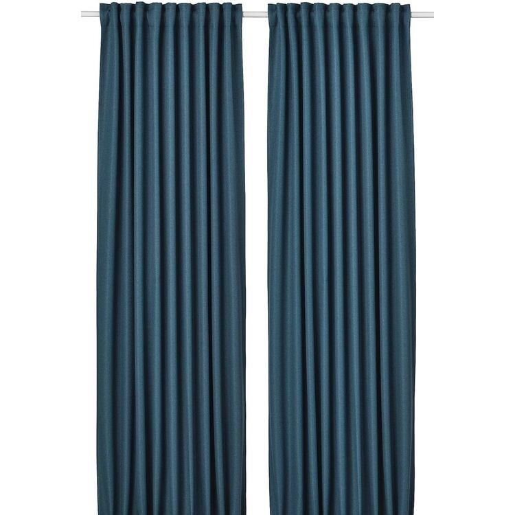 Draperii semiopace Ikea Annakajsa 145x250 (Albastru)