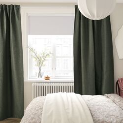 Draperii semiopace Ikea Annakajsa 145x250 (Verde inchis) Thumb