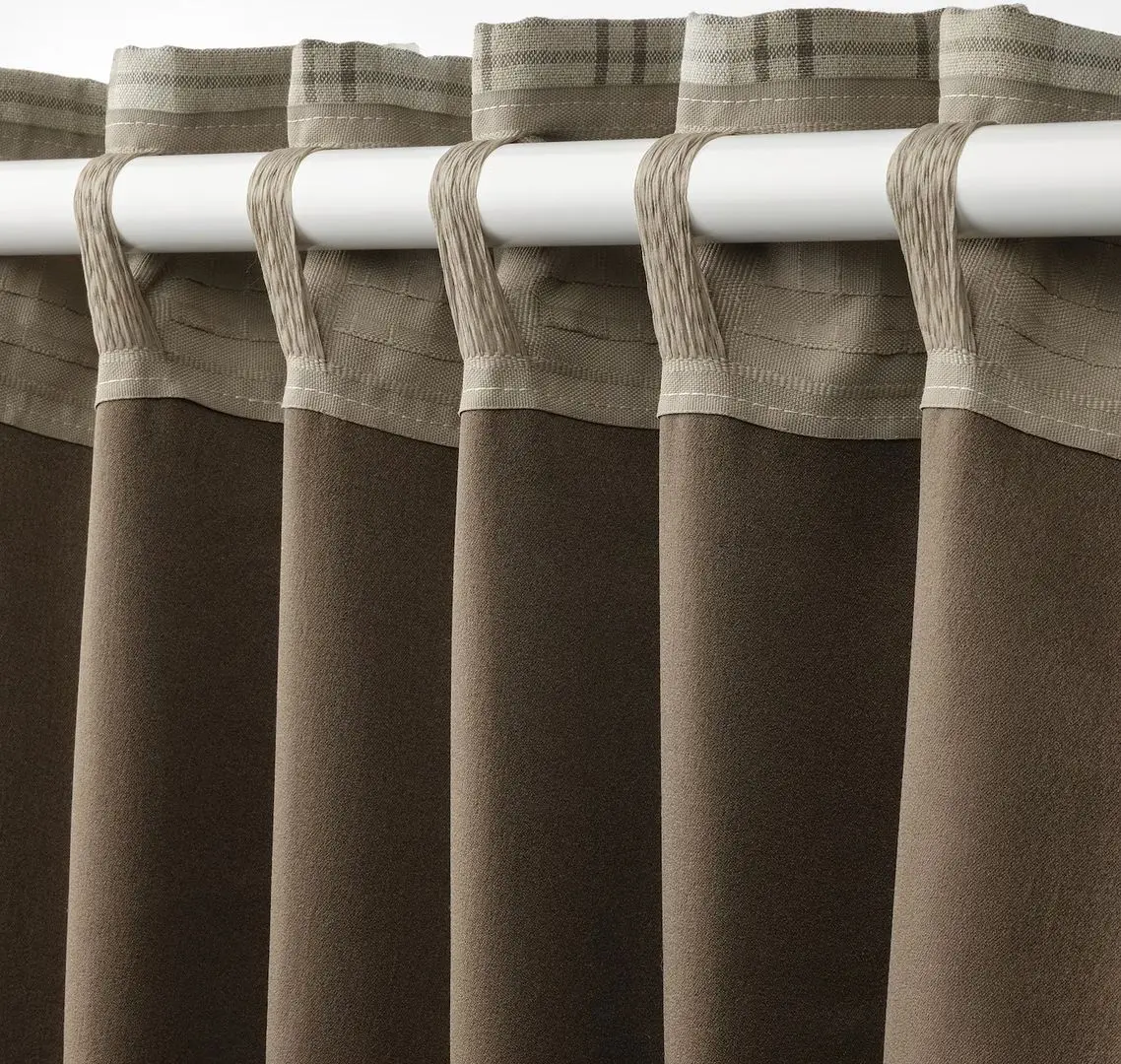 Draperii semiopace Ikea Haggveckmal 145x250 (Bej)