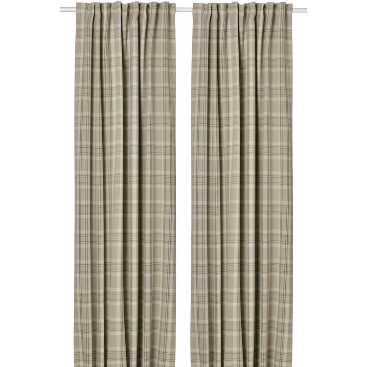 Draperii semiopace Ikea Haggveckmal 145x250 (Bej)