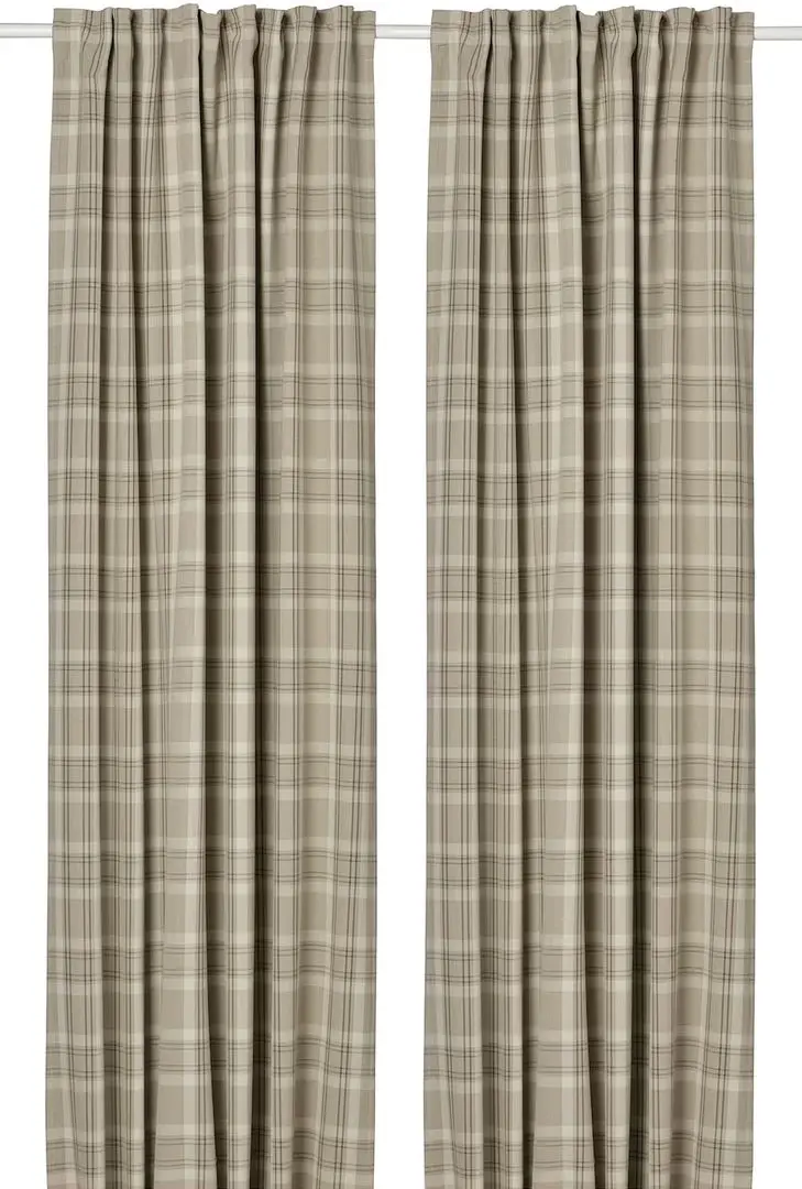 Draperii semiopace Ikea Haggveckmal 145x250 (Bej)
