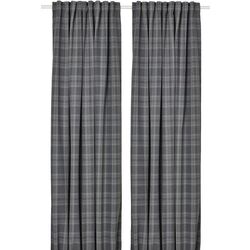 Draperii semiopace Ikea Haggveckmal 145x250 (Gri inchis)