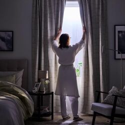 Draperii opace Ikea Lonnstavmal 145x250 (Bej) Thumb