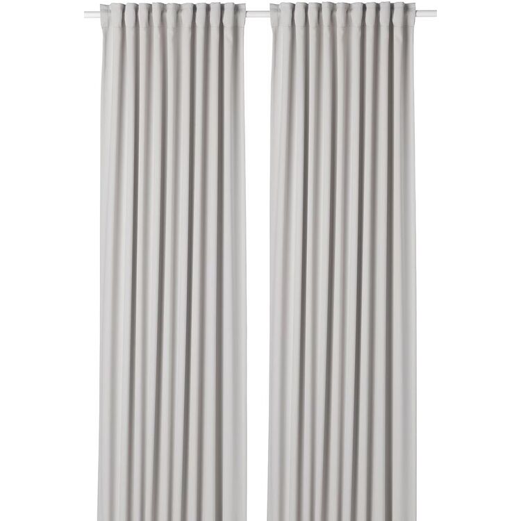 Draperii semiopace Ikea Majgull 145x250 (Gri deschis)