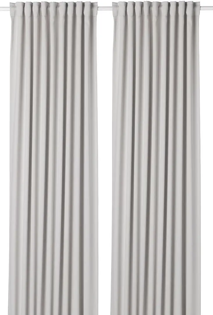 Draperii semiopace Ikea Majgull 145x250 (Gri deschis)