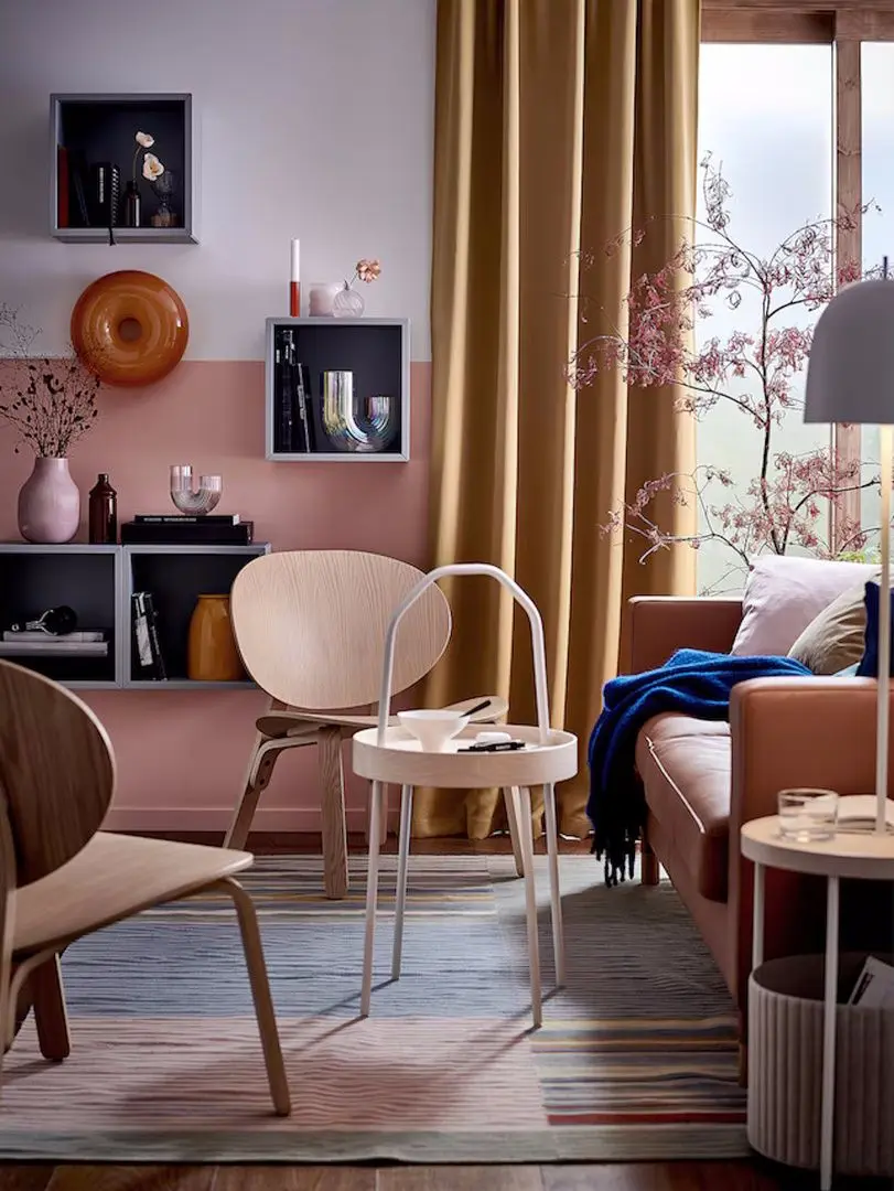 Draperii opace Ikea Majgull 145x300 (Bej-Galben)