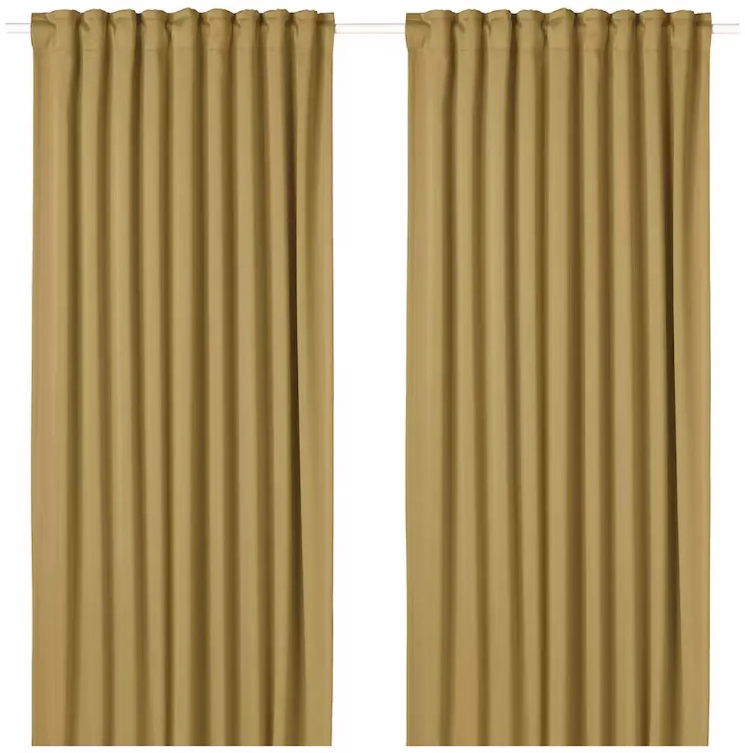 Draperii opace Ikea Majgull 145x300 (Bej-Galben)